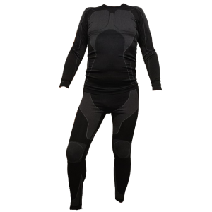 Ubranie Koszulka termoakt. czar-szar S/M LAHTI